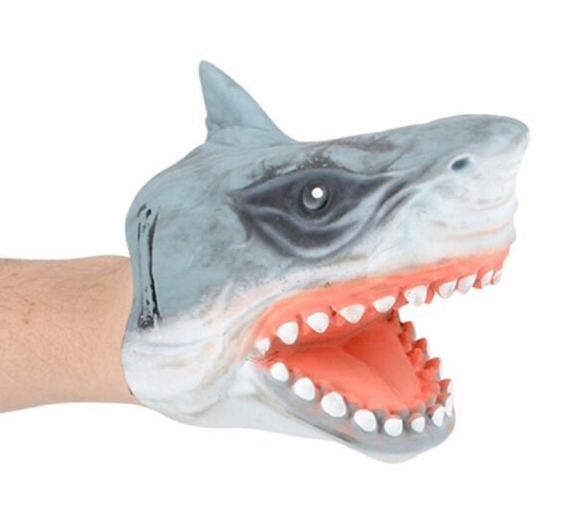 Great White Shark Rubber Hand Puppet