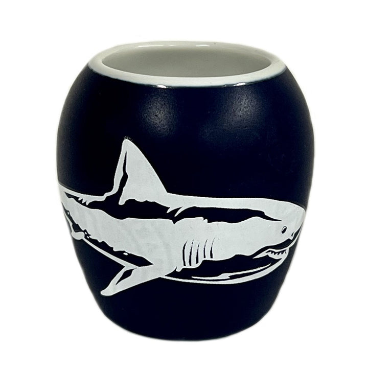 Exclusive AMNH Ceramic Shark Shot Glass