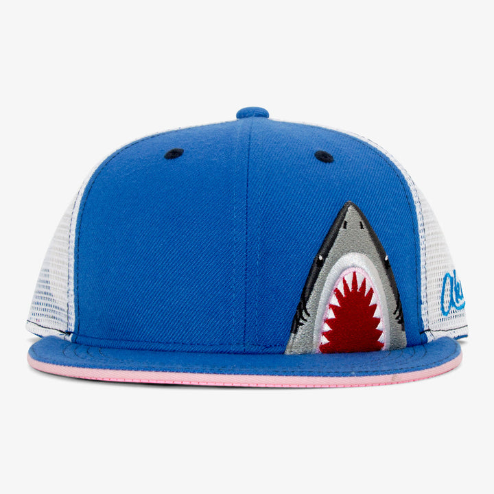 Shark Flat Brim Trucker Hat