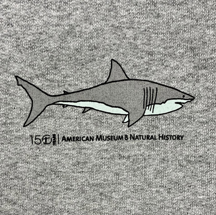 Adult Gray Shark Collage Hoodie