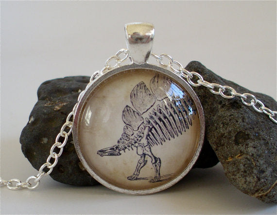 Stegosaurus Fossil Necklace