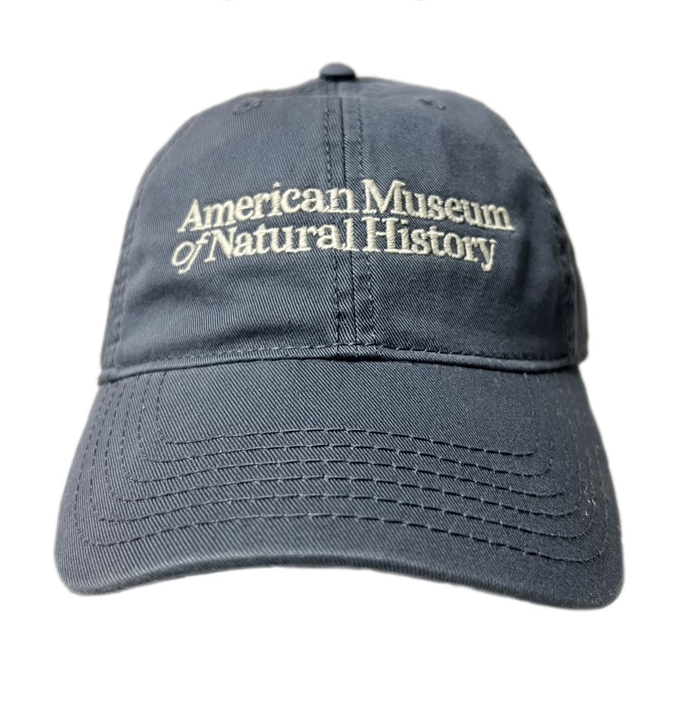 Slate Blue Cap - Embroidered Vintage Museum Logo