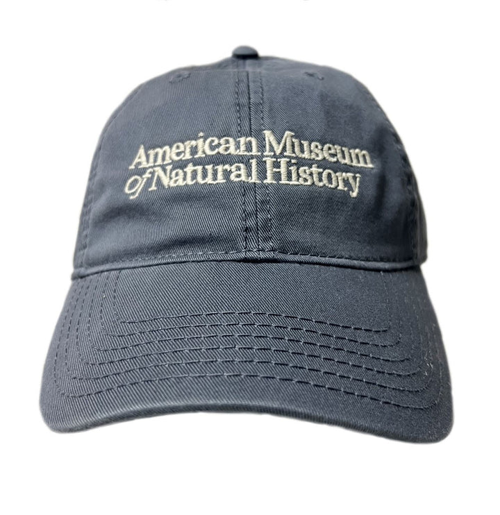 Slate Blue Cap - Embroidered Vintage Museum Logo