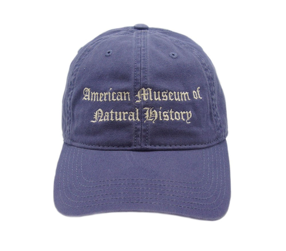 Slate Blue Cap - Embroidered Vintage Museum Logo