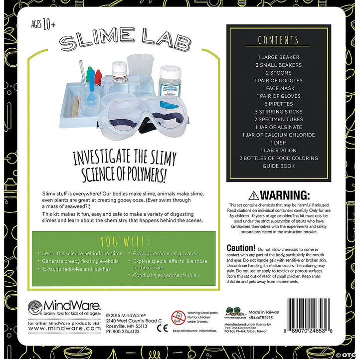 Slime Lab Kit Box Back