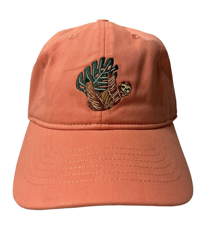 Coral Rainforest Sloth Cap