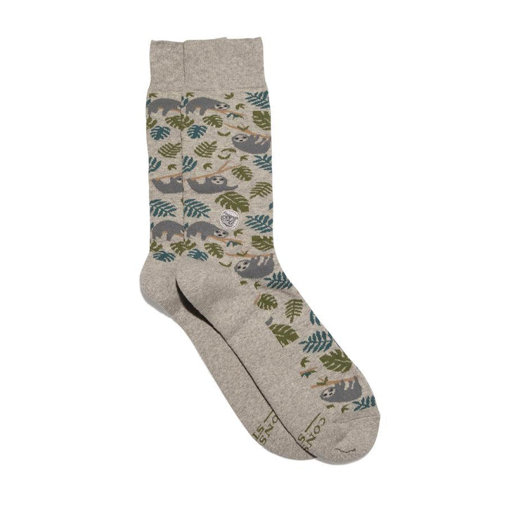Adult Eco-Friendly Sloth Socks
