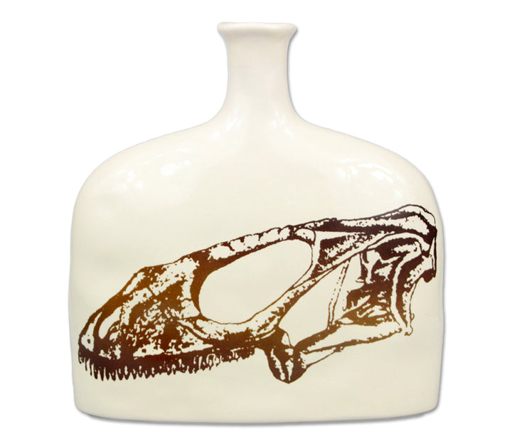 Ceramic Dinosaur Fossil Vase