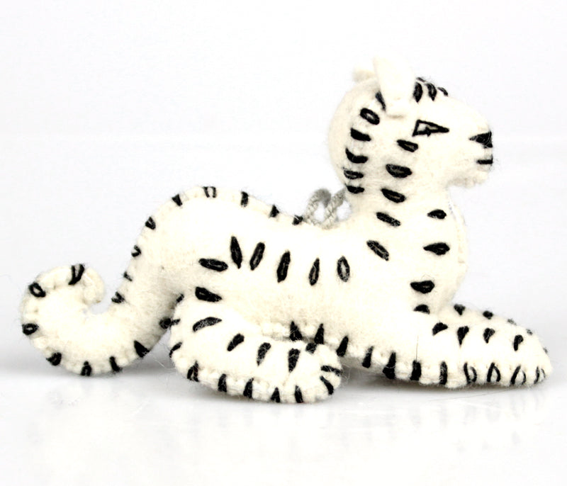 Snow Leopard Ornament