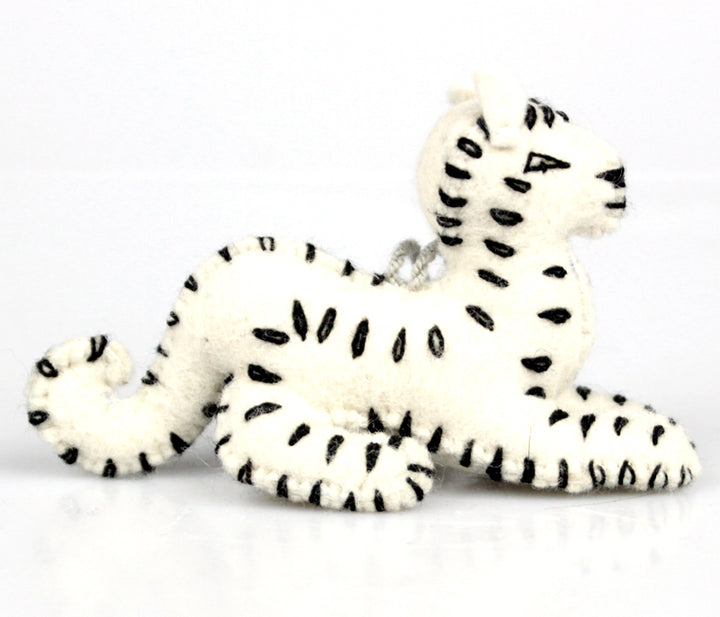 Snow Leopard Ornament