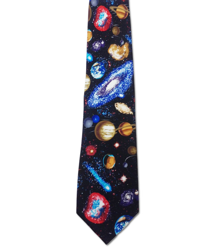Solar System Silk Tie