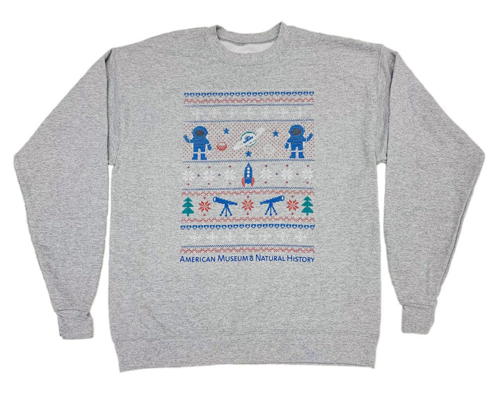 Adult AMNH Space Ugly Christmas Sweatshirt