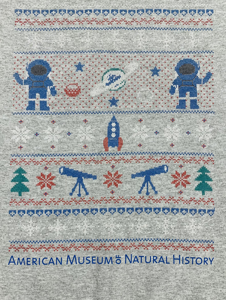 Adult AMNH Space Ugly Christmas Sweatshirt