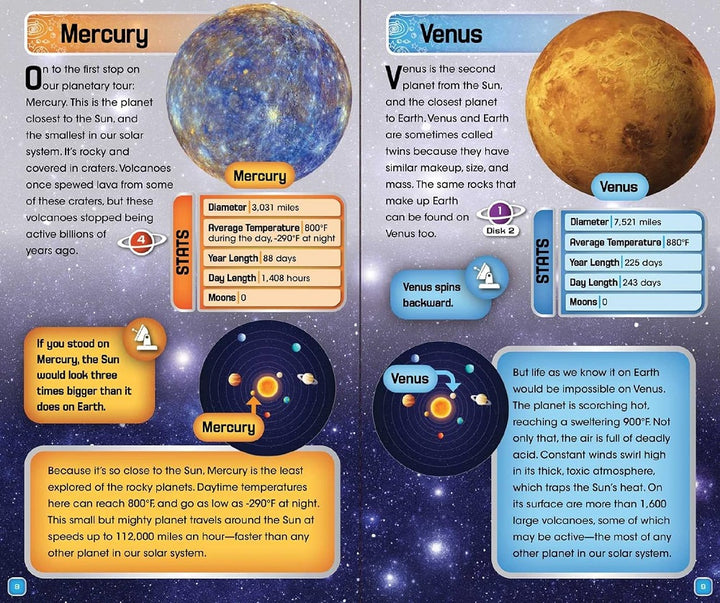 Space Explorer Guidebook and Projector pages