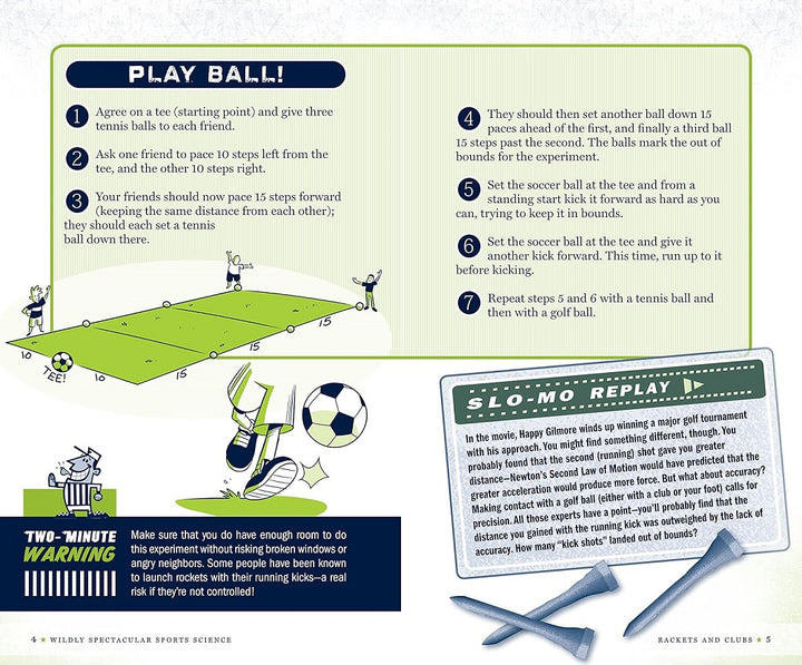 The Book of Wildly Spectacular Sports Science page