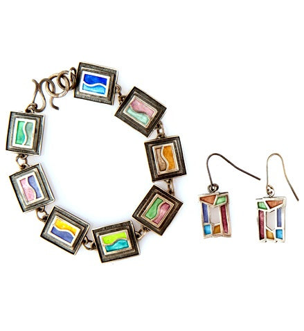 Window Bracelet & Earring Set