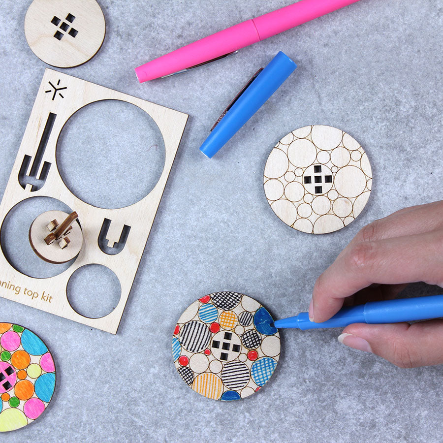 Bubble Spinning Top Kit