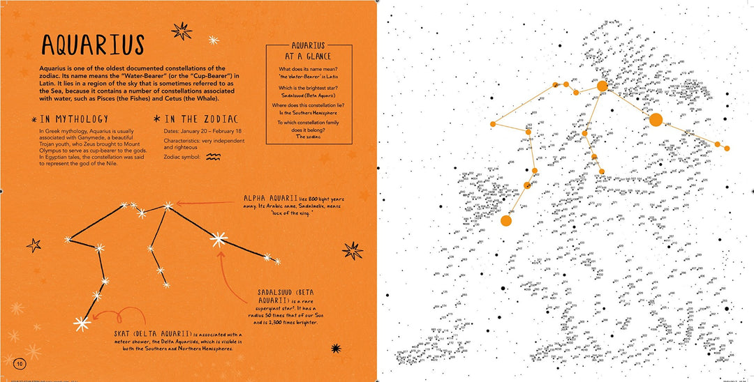 Star To Star Astronomical Dot-To-Dot Puzzles