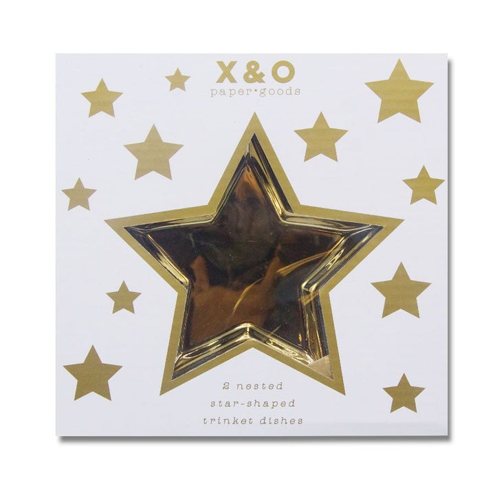 Set of Two Nested Star Trinket Dishes