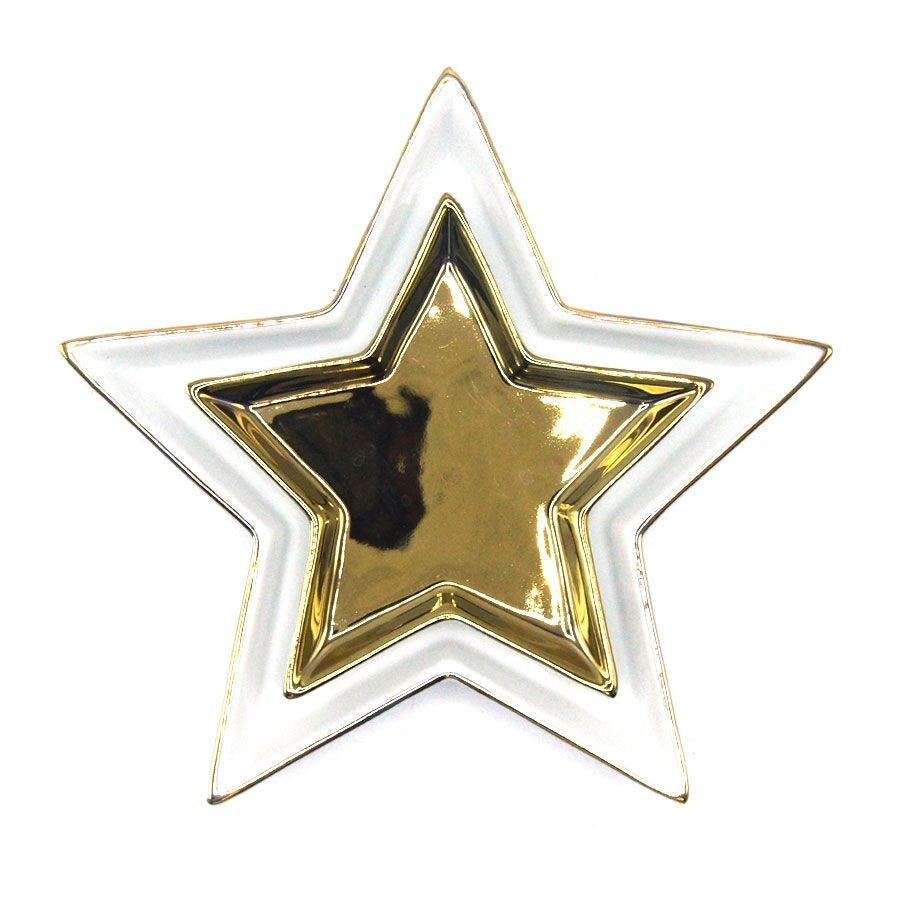 Set of Two Nested Star Trinket Dishes