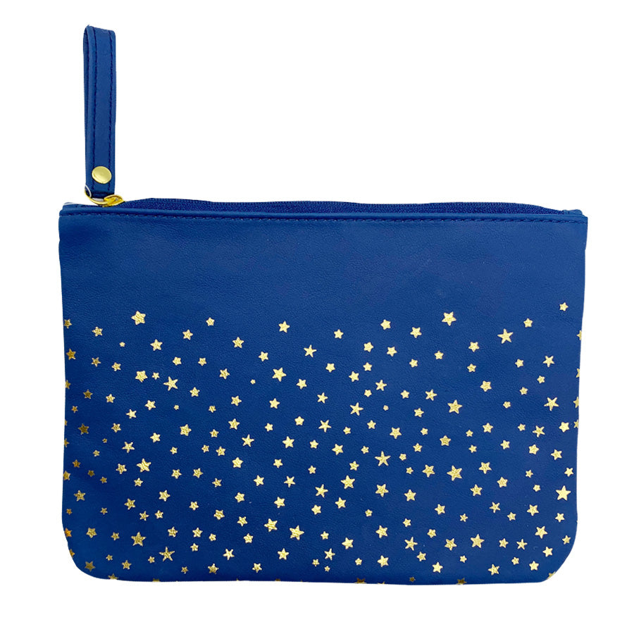 Starry Night Zippered Makeup Pouch