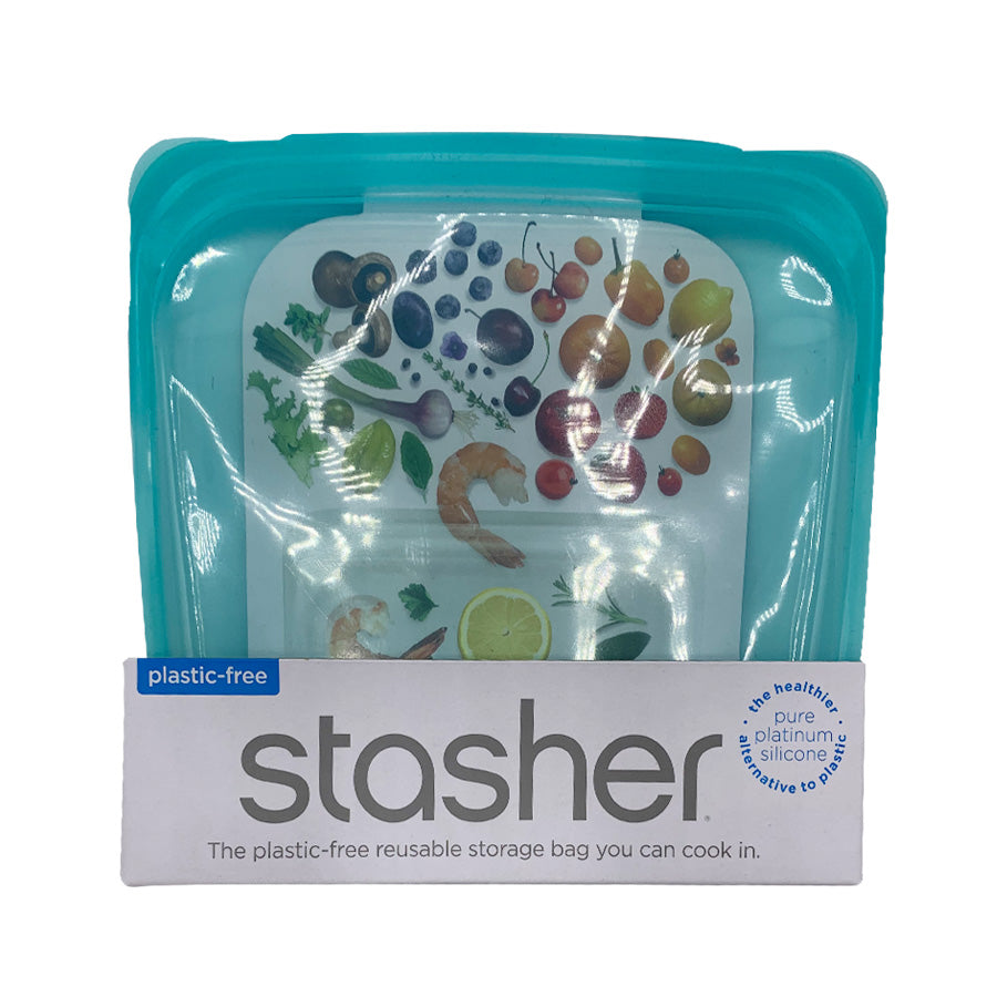 Stasher Sandwich Aqua