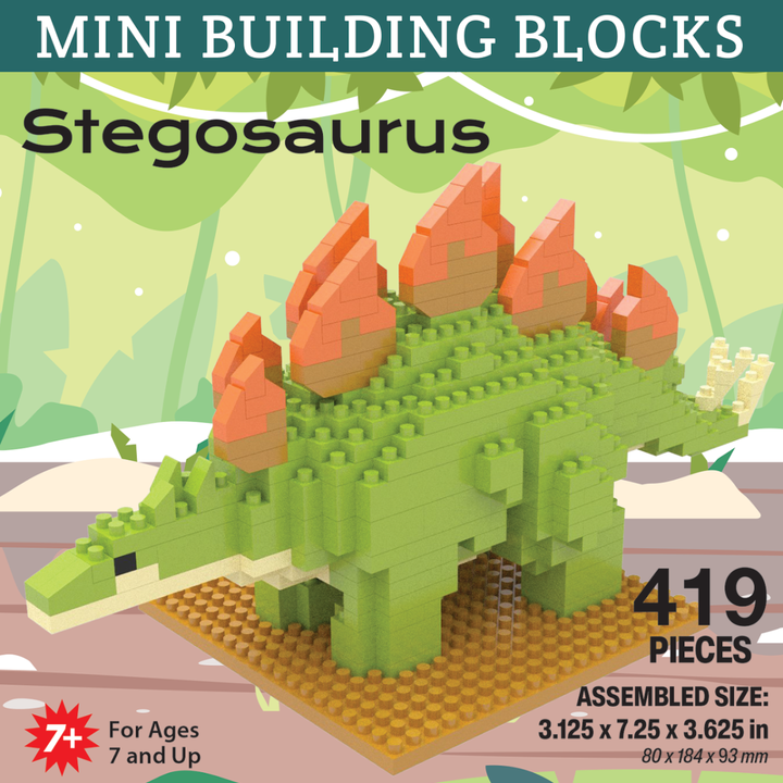 Mini Building Blocks Stegosaurus