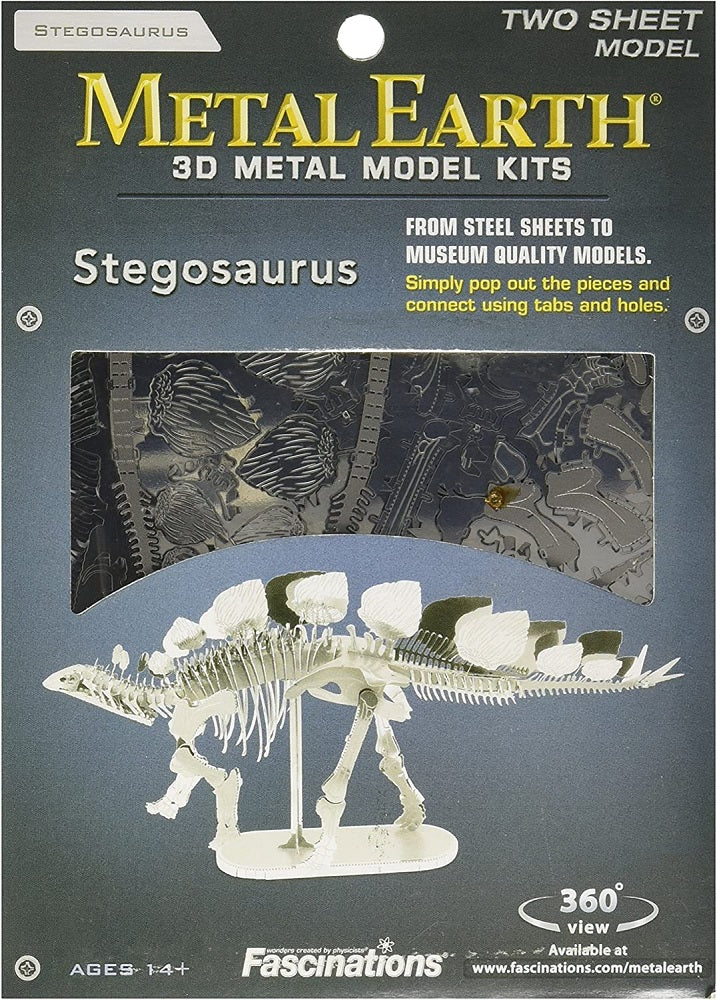 Steel Stegosaurus 3-D Model Kit