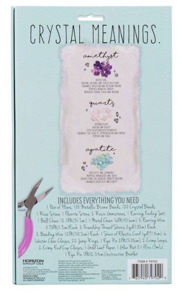 Do It Yourself Stone and Gem Jewelry Kit