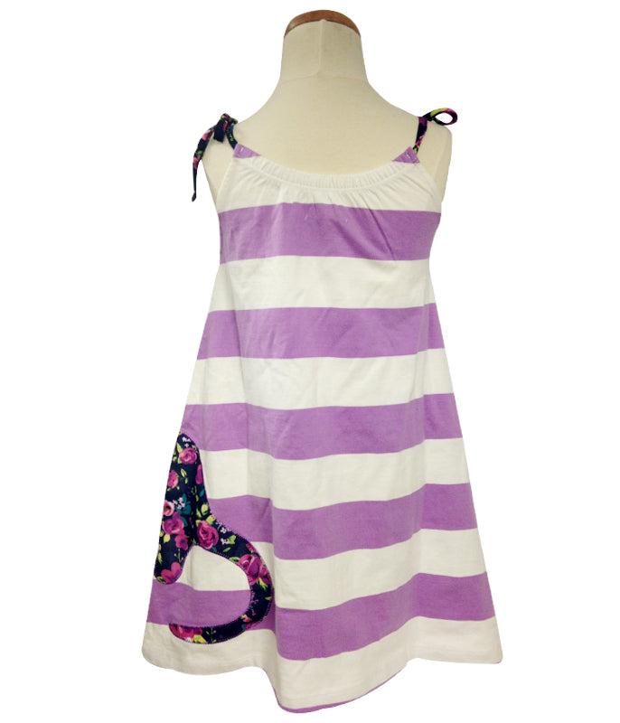 Girls Spring Dino Sun Dress
