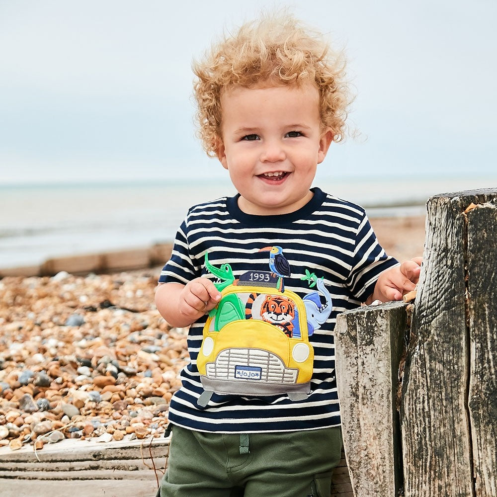 Infant / Toddler Striped Jungle Taxi T-Shirt