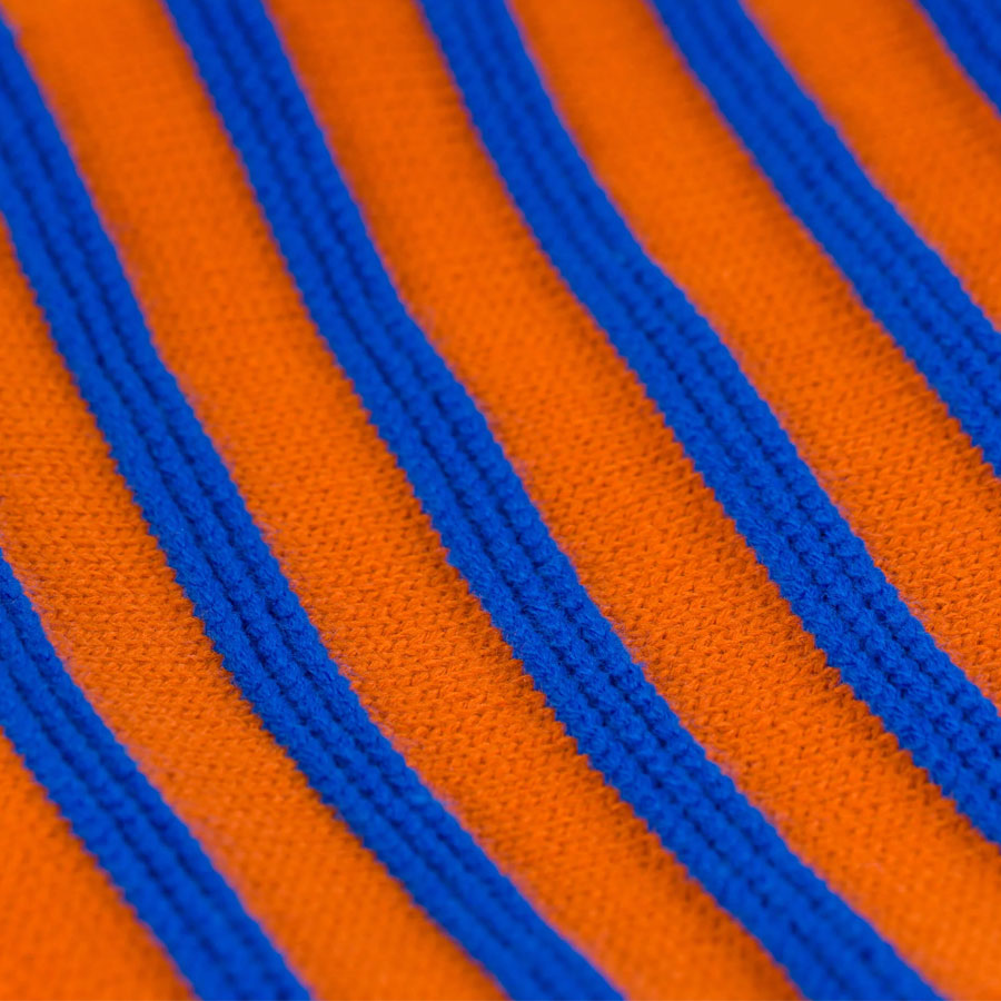 Super Knit Stripe Pouch by Verloop, Jade and Yellow