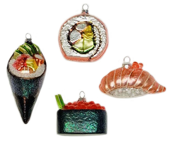 Assorted Glass Sushi Ornaments