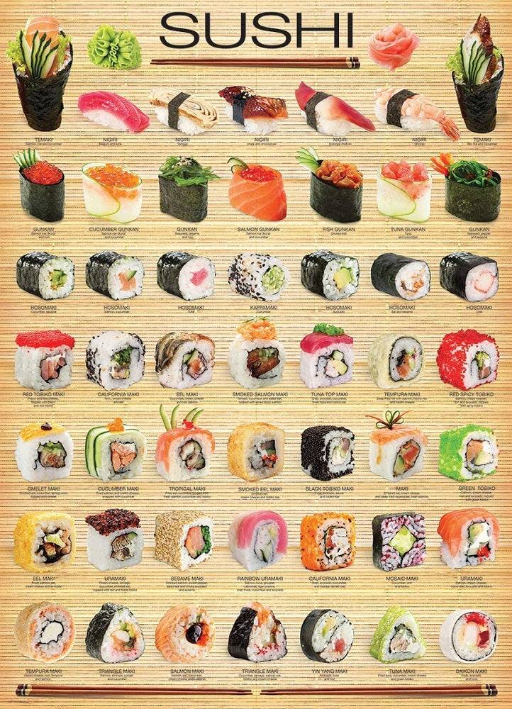 1000 PC Sushi Puzzle Complete