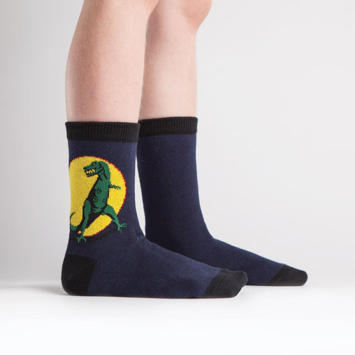 Youth T.Rex Crew Socks