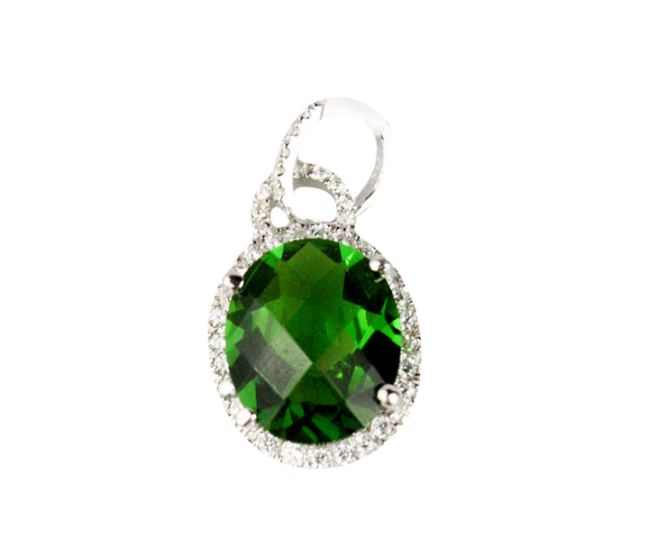 Helenite Oval Fancy Pendant