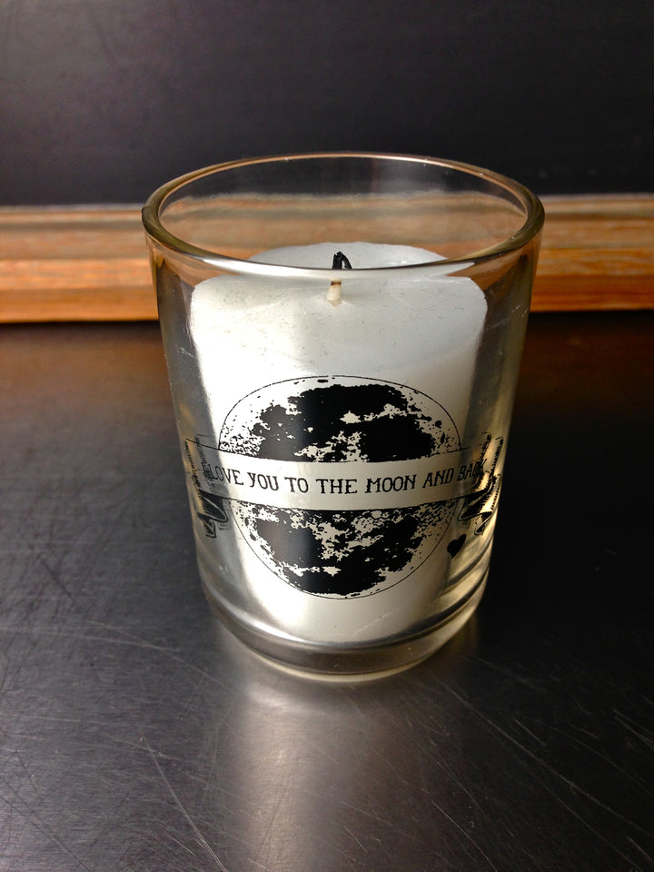 To The Moon And Back Candle Holder