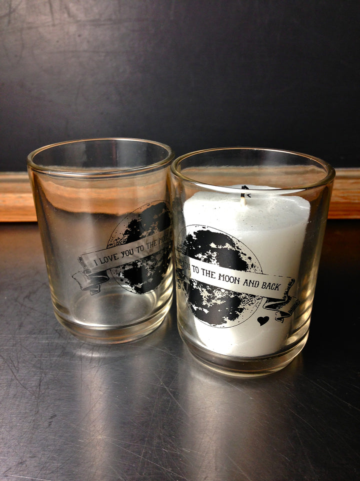 To The Moon And Back Candle Holder
