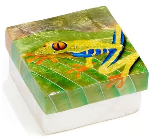 Red Eyed Tree Frog Trinket Box