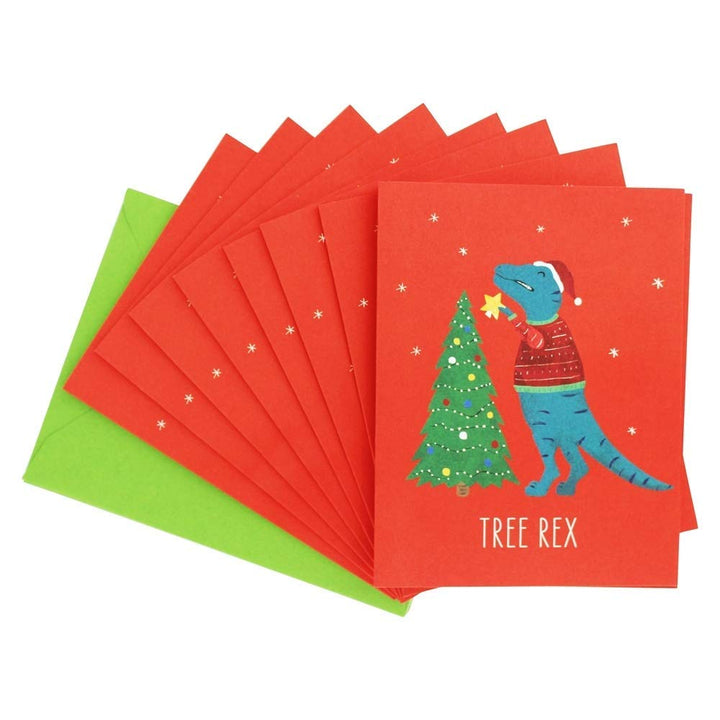 Tree Rex Holiday Note Cards