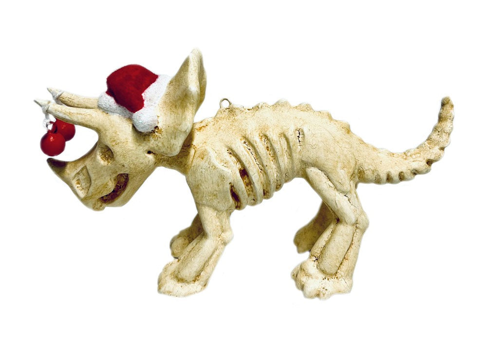 Triceratops Dinosaur Skeleton Ornament