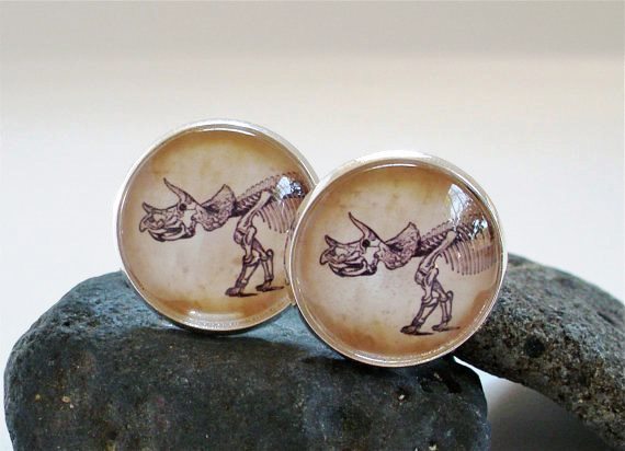 Triceratops Cufflinks