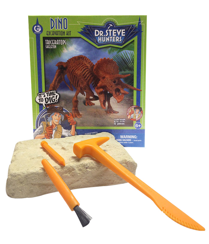 Triceratops Skeleton Excavation Kit by Geoworld
