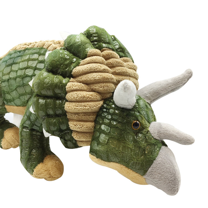 Textured Plush Triceratops