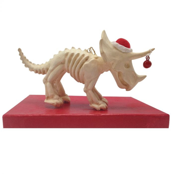 Triceratops Dinosaur Skeleton Ornament