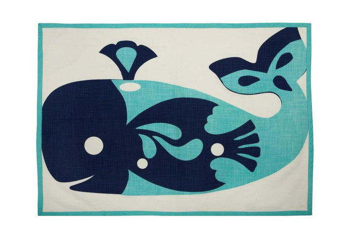 Whale Tea Towel