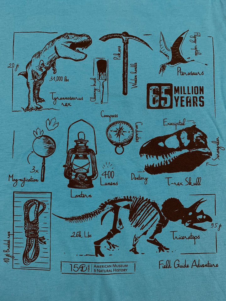 Adult Archaeologist Field Guide Collage T-Shirt