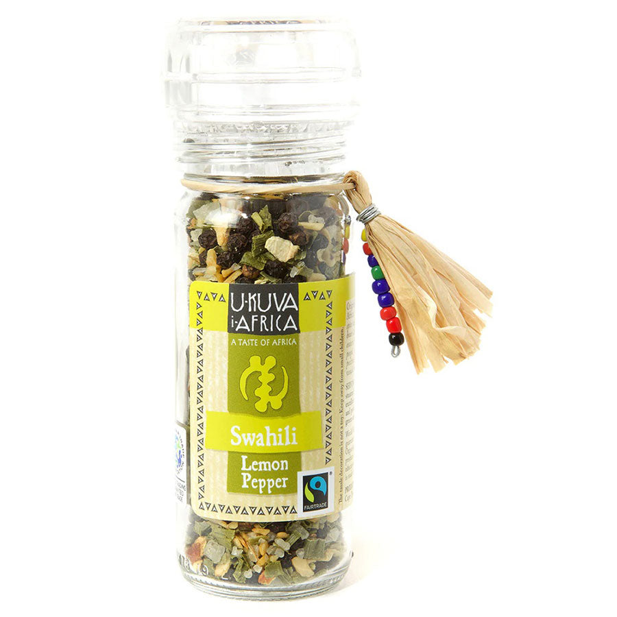 Ukuva iAfrica Swahili Lemon Pepper Spice Grinder