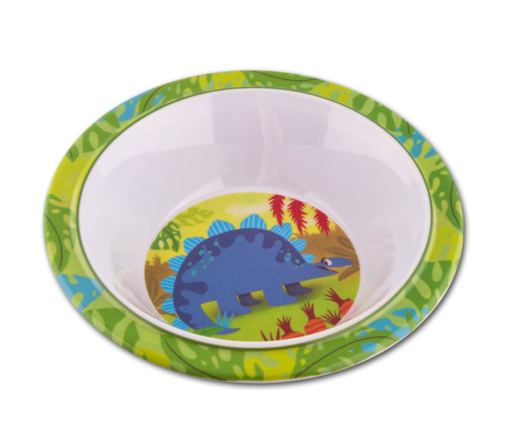 3-Piece Dinosaur Stomp Mealtime Dinner Set