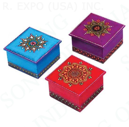 Hand Painted Wood Boxes